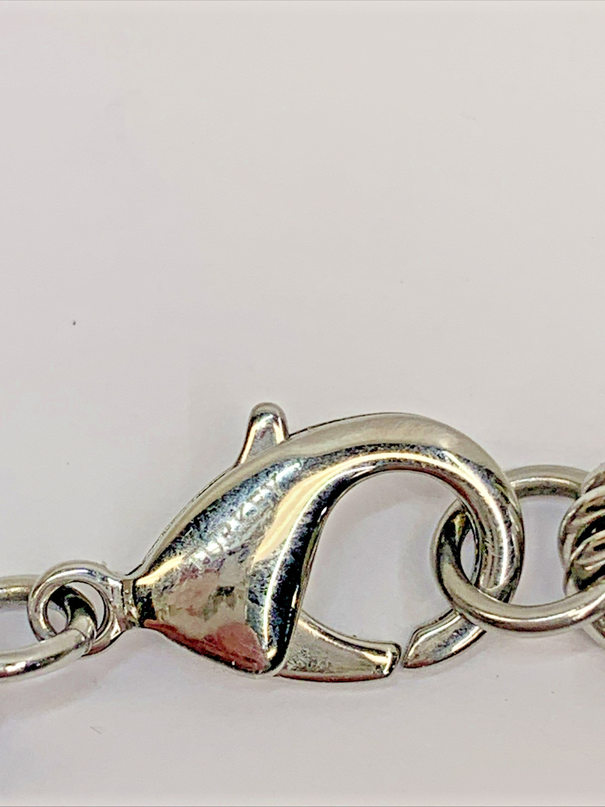 AK Turkey Stainless Steel Byzantine Chain Link Vintage Bracelet 8”