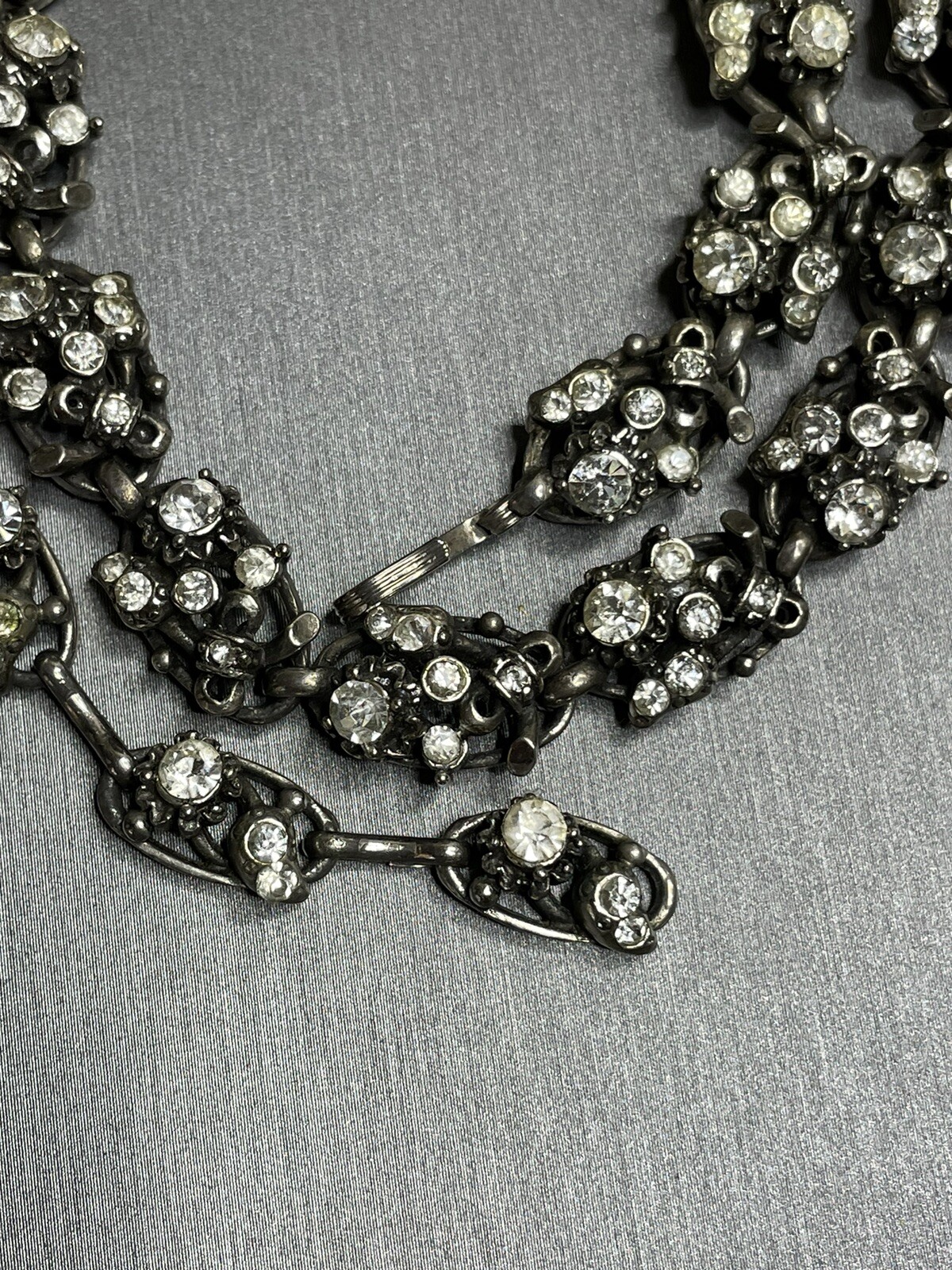 Hollycraft 1953 HTF Parure Suite White Rhinestone “none Missing” a RARE Beauty