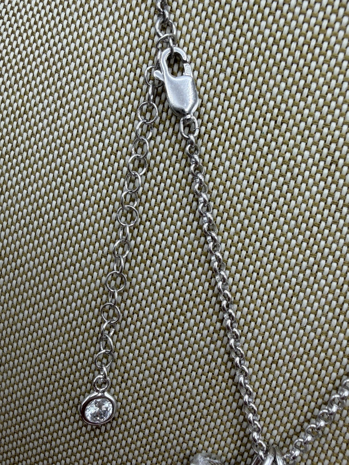 NEW Sterling Silver Naughty Nice Double Dog Tag Necklace 925 Maker Mark CC