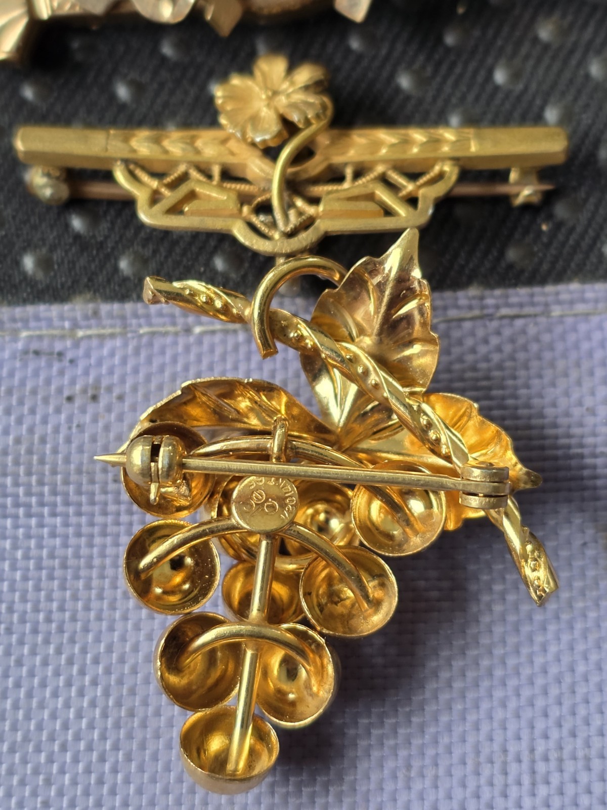 Victorian Gold Filled Brooches Lot Of 3 In Pre Owned Condition #H