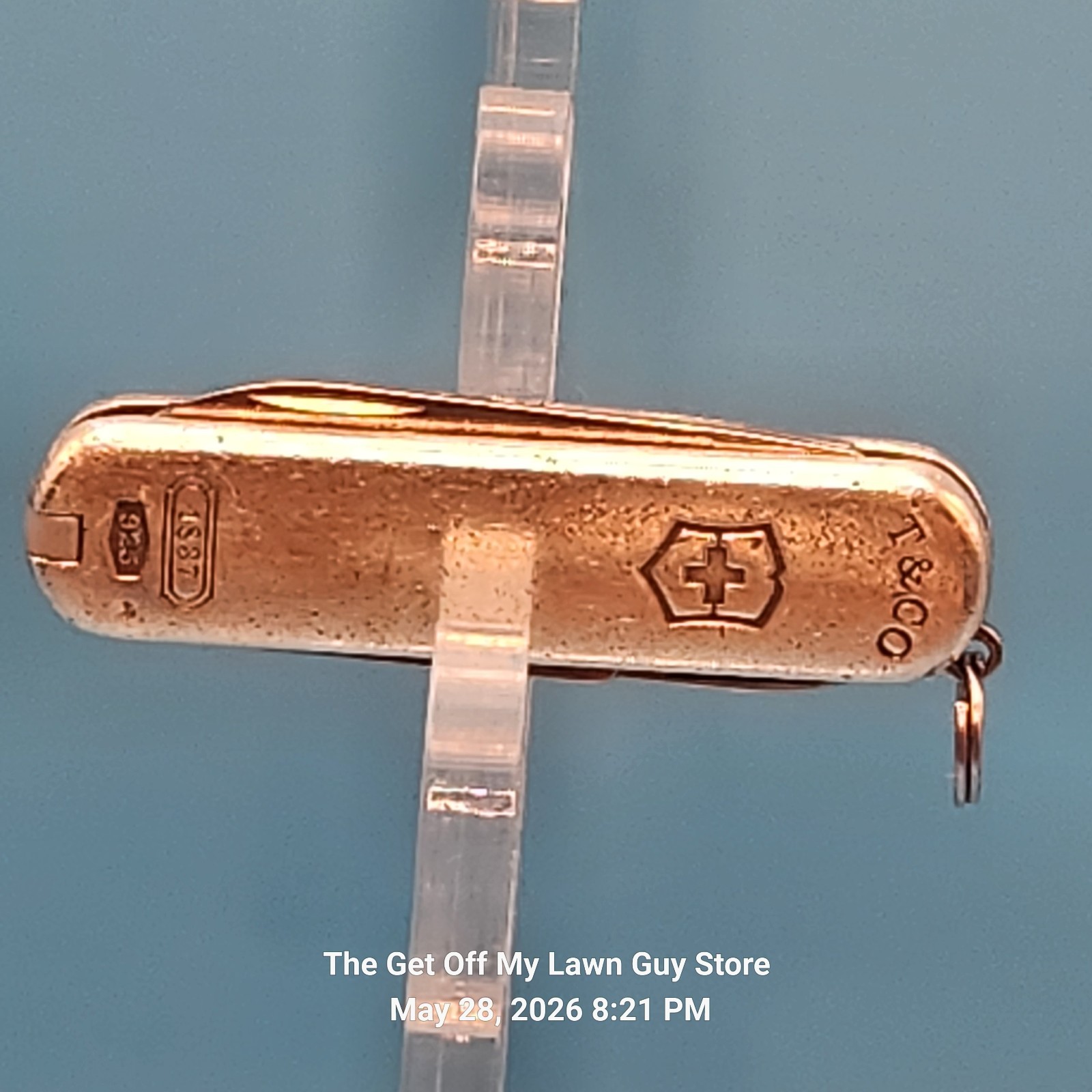 Victorinox Classic Tiffany 58mm Sterling Silver Swiss Army Knife Collectible