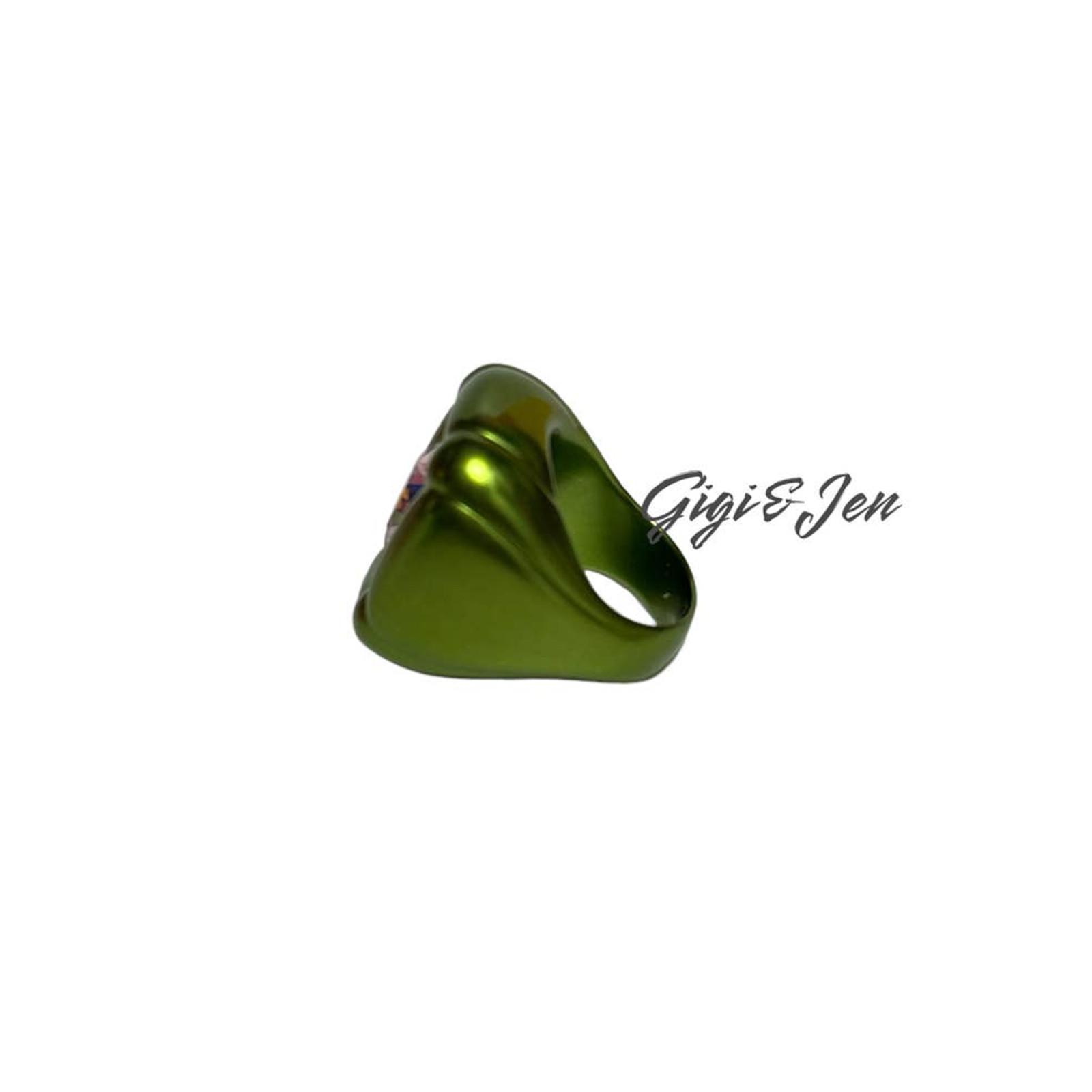 Swarovski Dulcis Cocktail Ring sizen 60 / 9 Green New