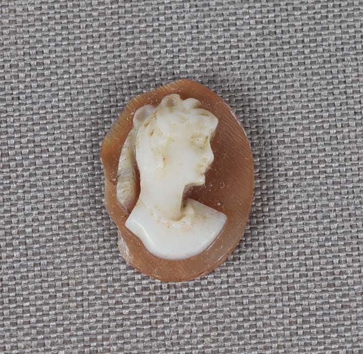 4 vintage SHELL CAMEOS