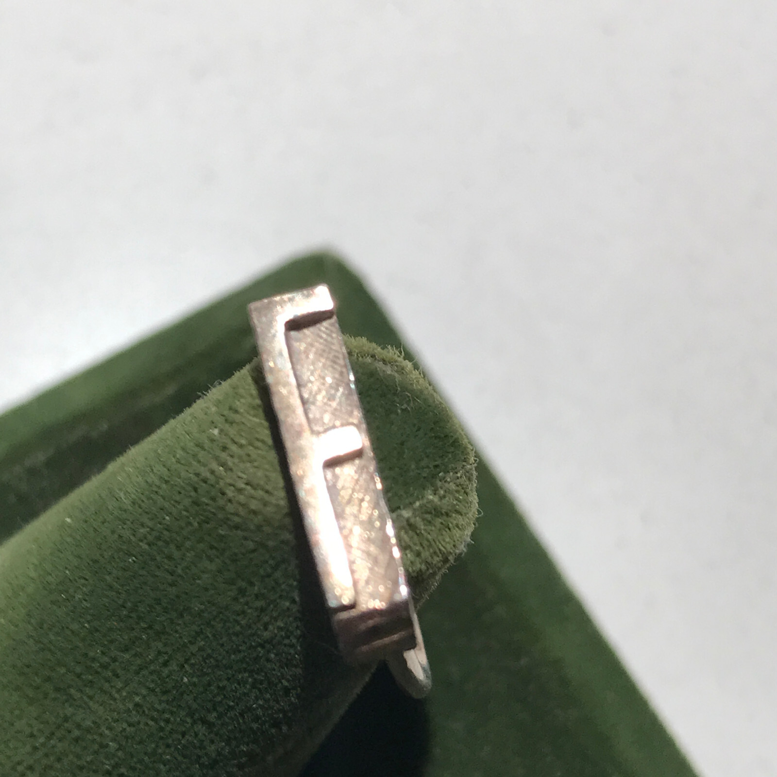 Vintage Sterling Silver Stamped Typebar Monogram “F” Ring Size 6 ADJUSTABLE