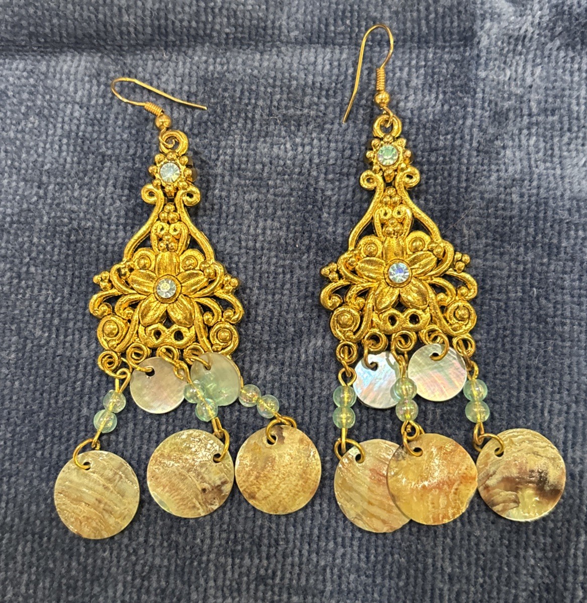 Vintage Bohemian Style Dangling Pierced Earrings