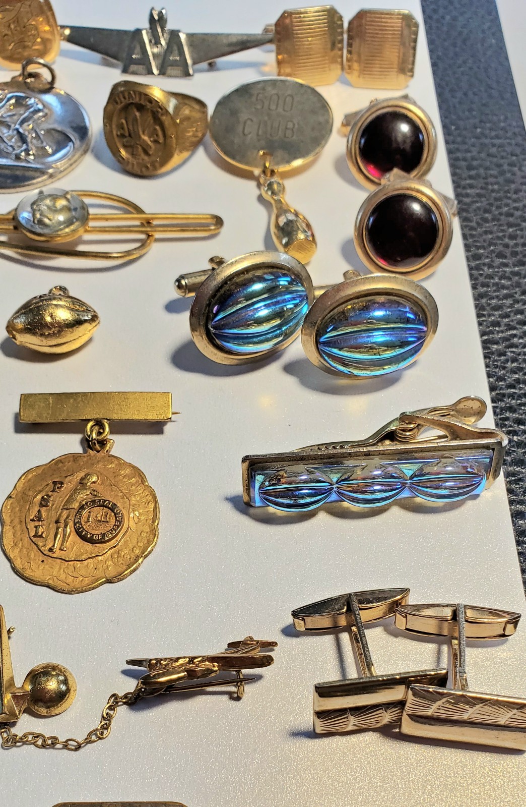 Antique, Vintage Mens Jewelry, Collectibles, Accessories Lot, Over 50 Pieces!