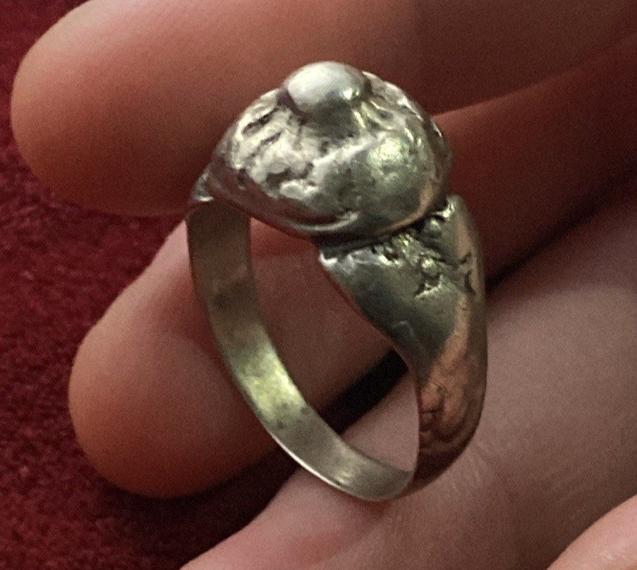 RARE Ancient Byzantine Silver Handmade Ring 189