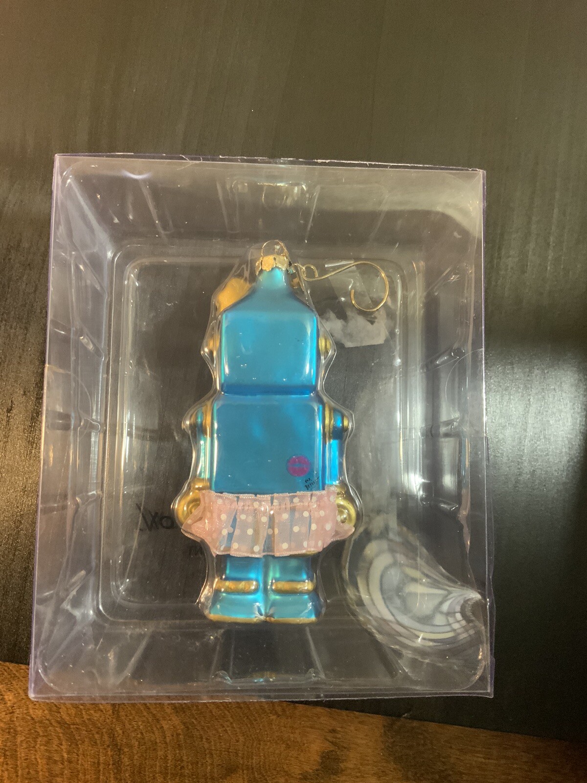 Betsey Johnson Blue Robot Ornament Extremely Rare – P2