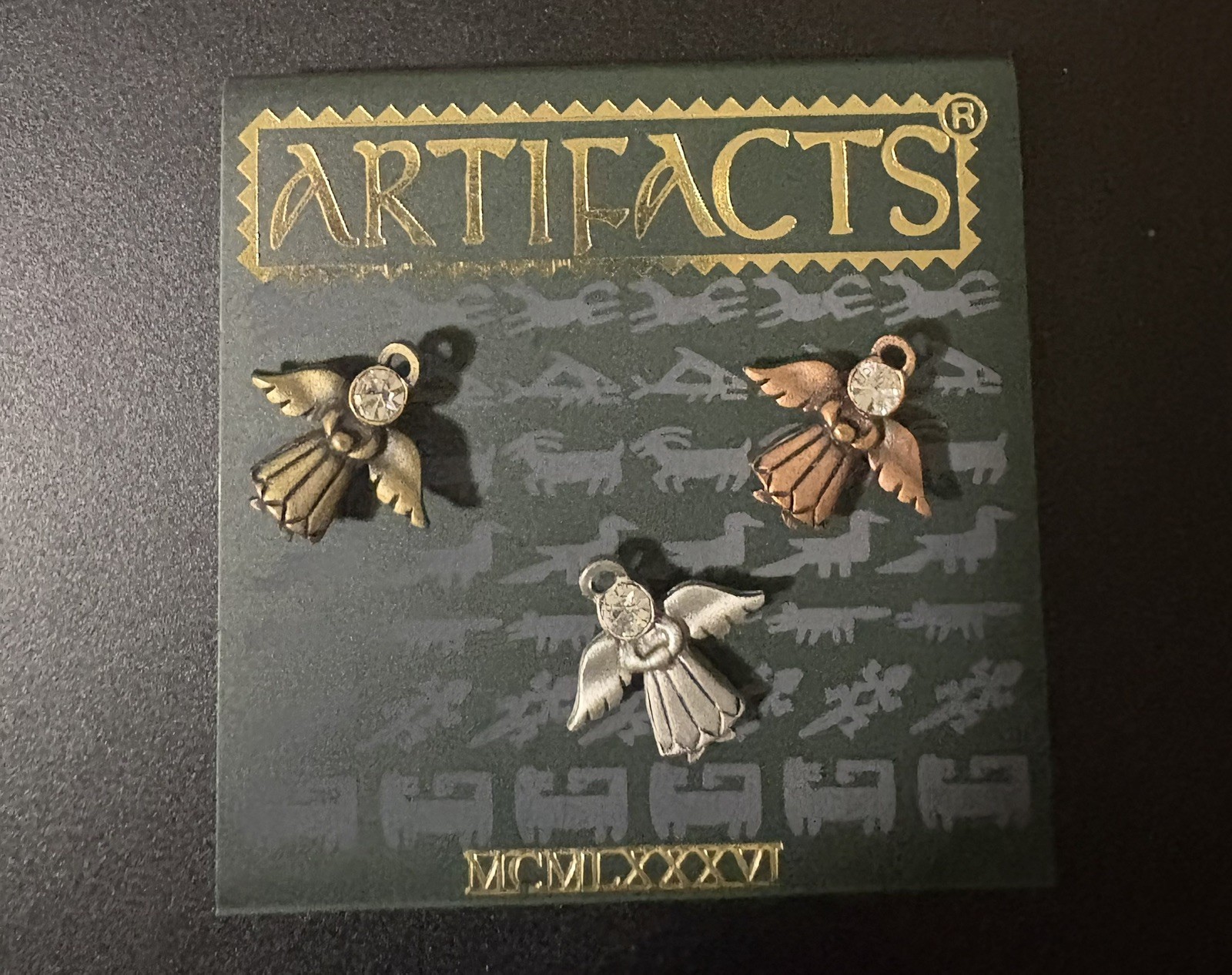 JJ Jonette Artifacts Angels Vintage Brooch Pin