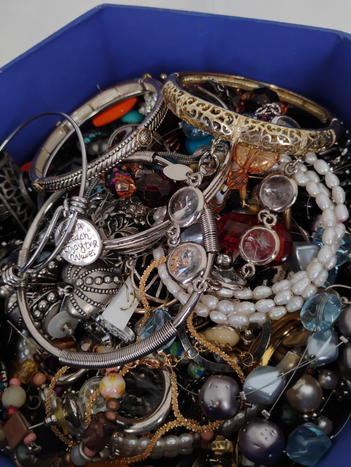 Vtg-Modern Jewelry Lot Wearable Signed 925, 14KGP Lia Sophia Napier Avon No Junk