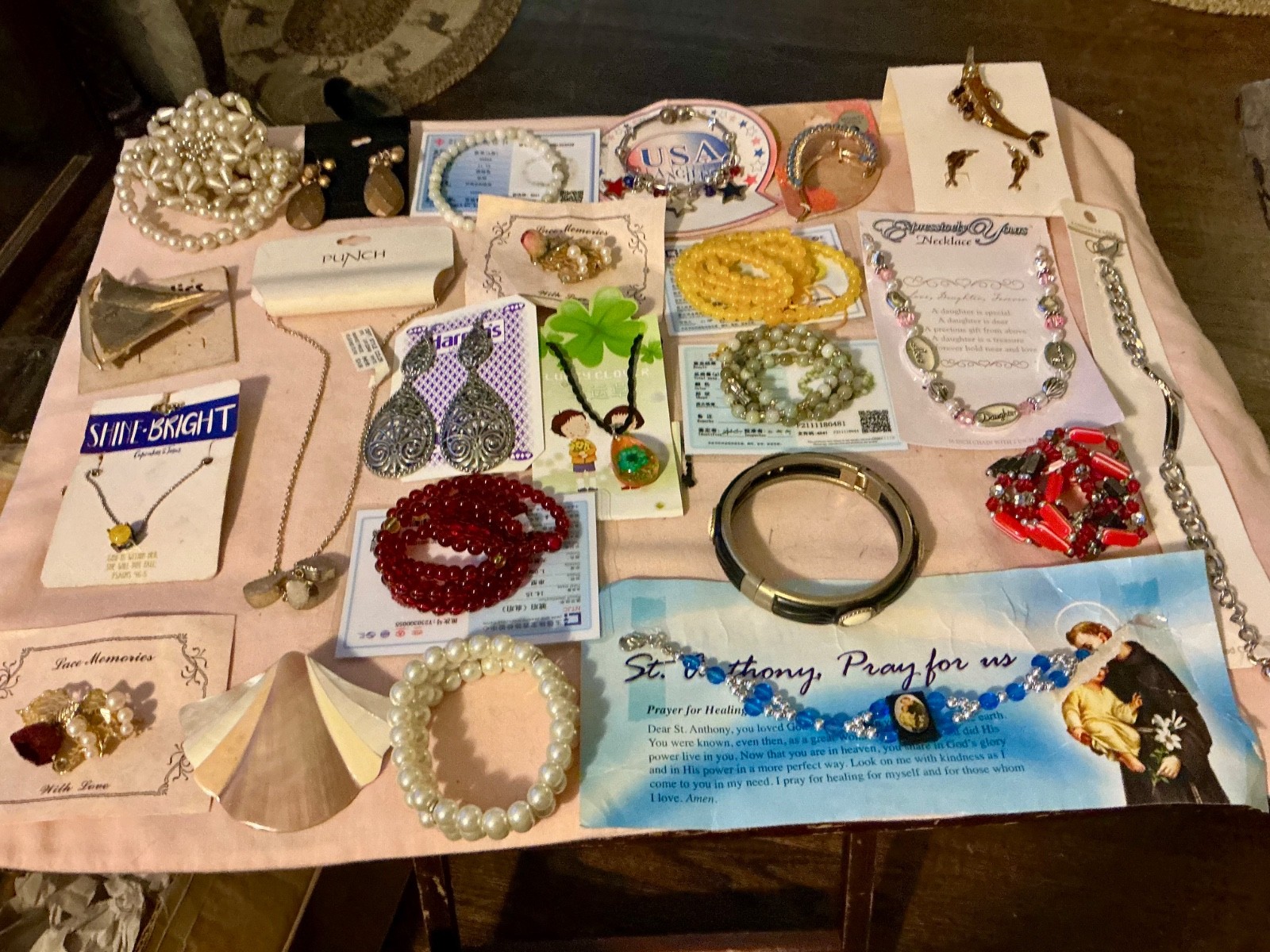 jewelry assortment lot of various pieces some vintage