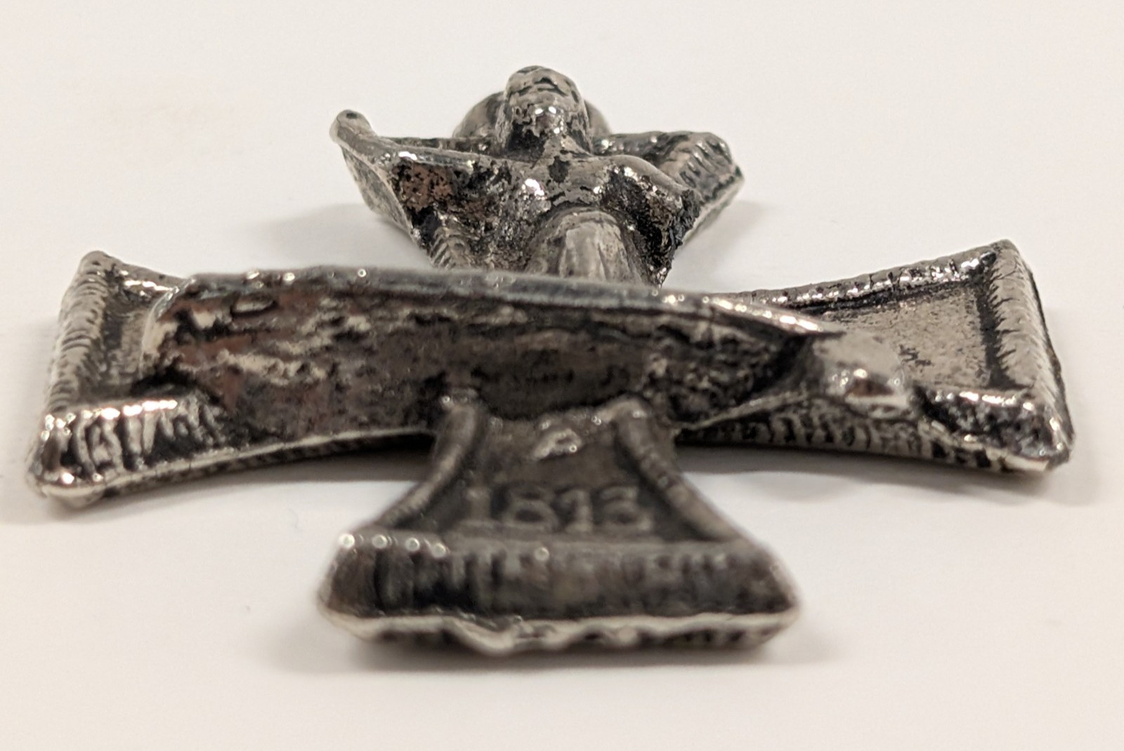 Vintage 1960s Ed “Big Daddy” Roth Surfer Maltese Iron Cross Pendant