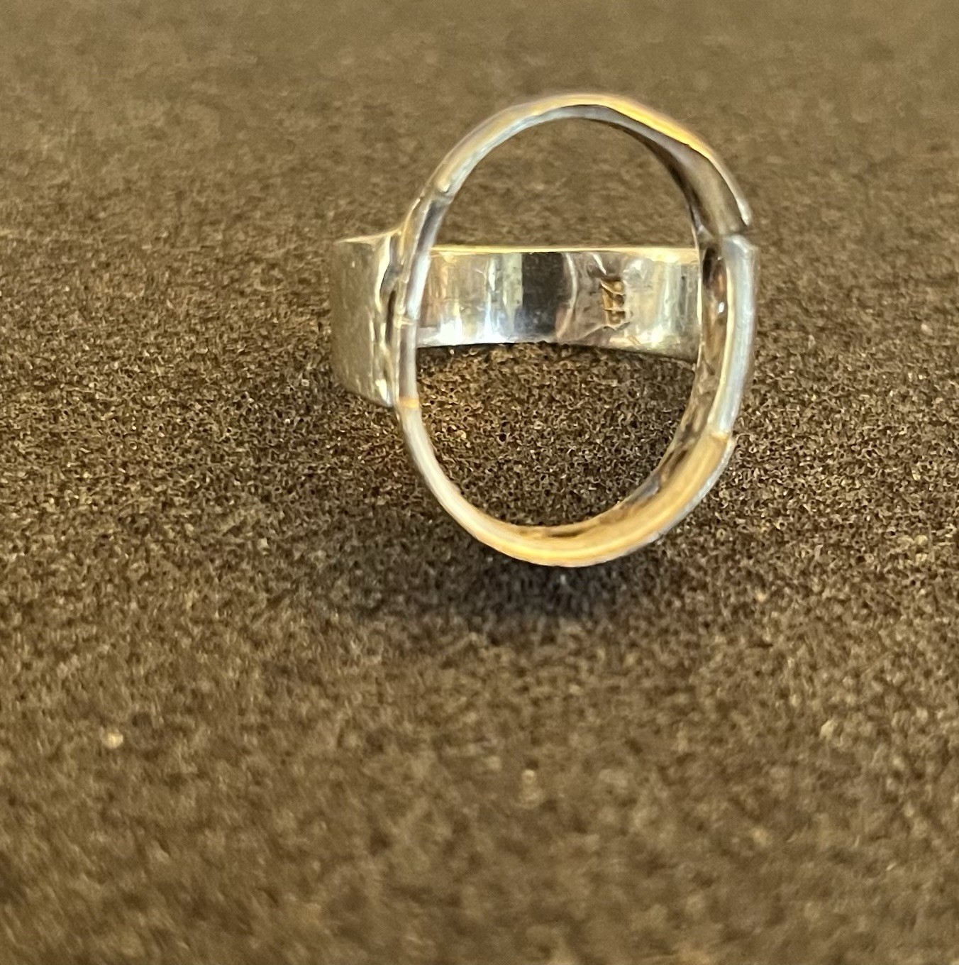 Sterling Filigree Ring NO STONE 9.5