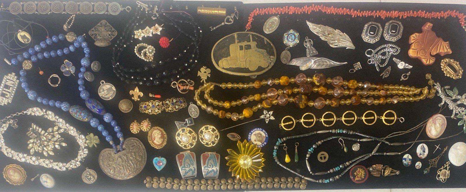 Antique Vintage Lot Of Jewelry Estate Sale Unsearched As Is #2