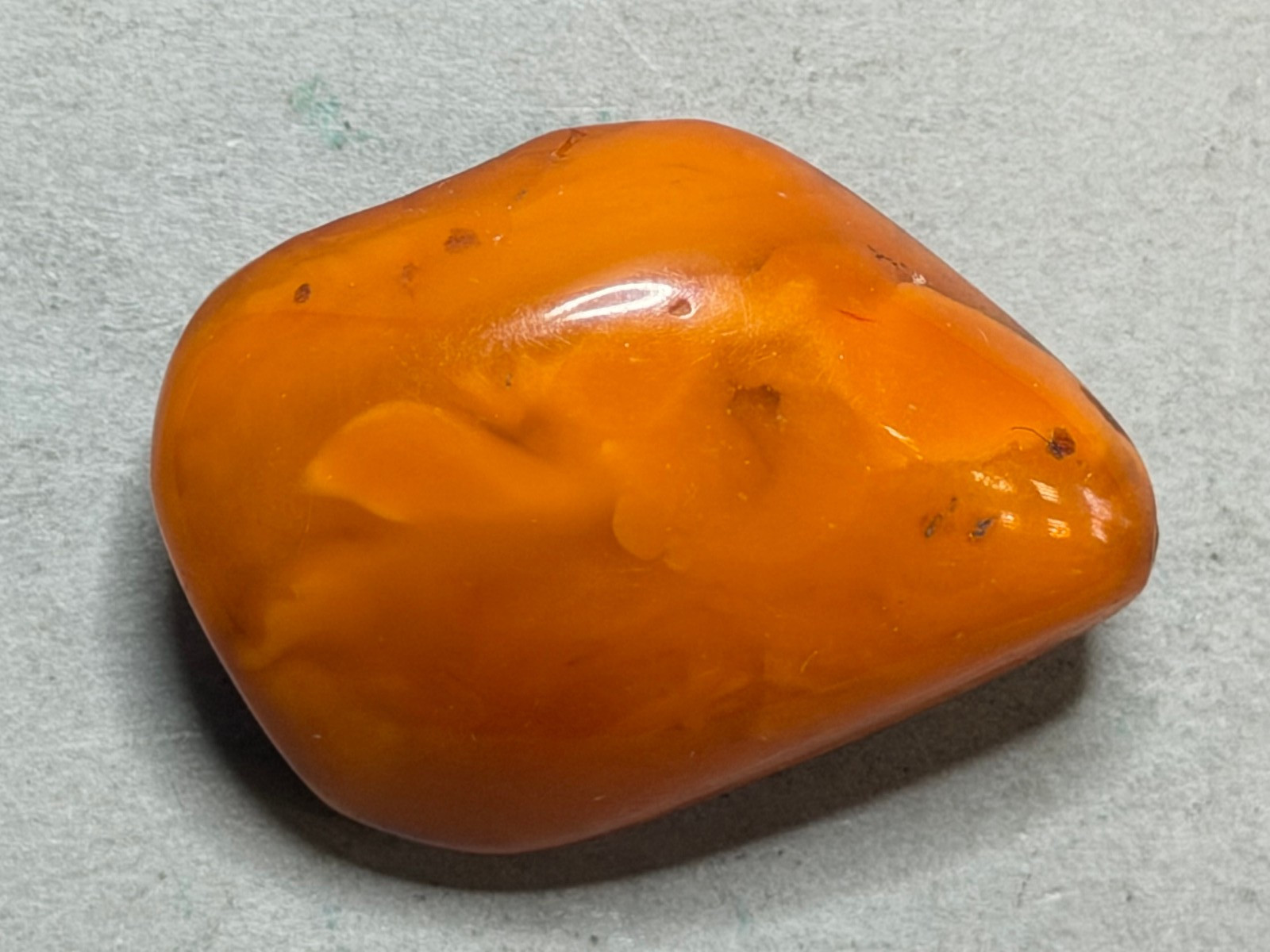 NATURAL OLD ANTIQUE YELLOW BUTTERSCOTCH BALTIC AMBER BROOCH 11,4 gr