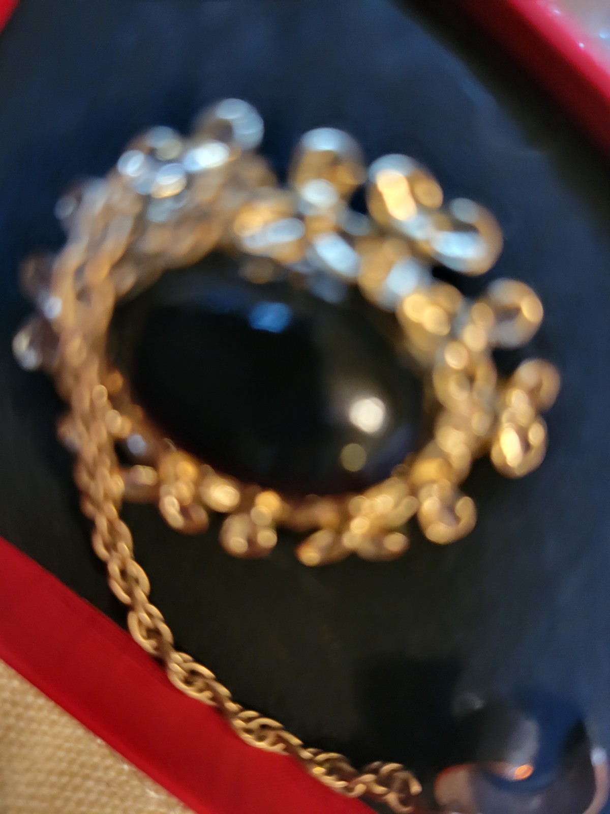 Gold Tone Rope Chain Necklace Charm Pendant Lobster Clasp Unisex Adults