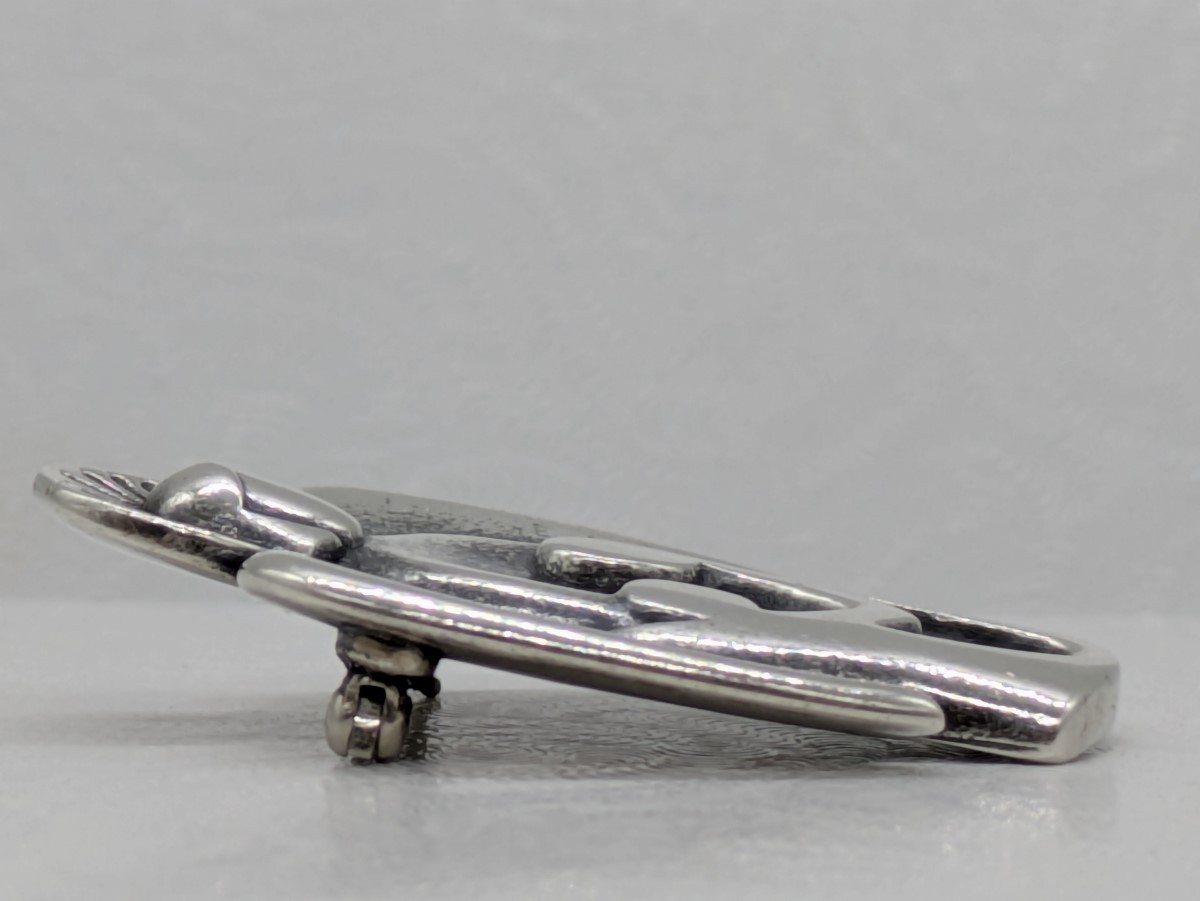 James Avery Retired GUARDIAN ANGEL Silver Brooch Pin 925 Silver 11.6 (EC3038827)