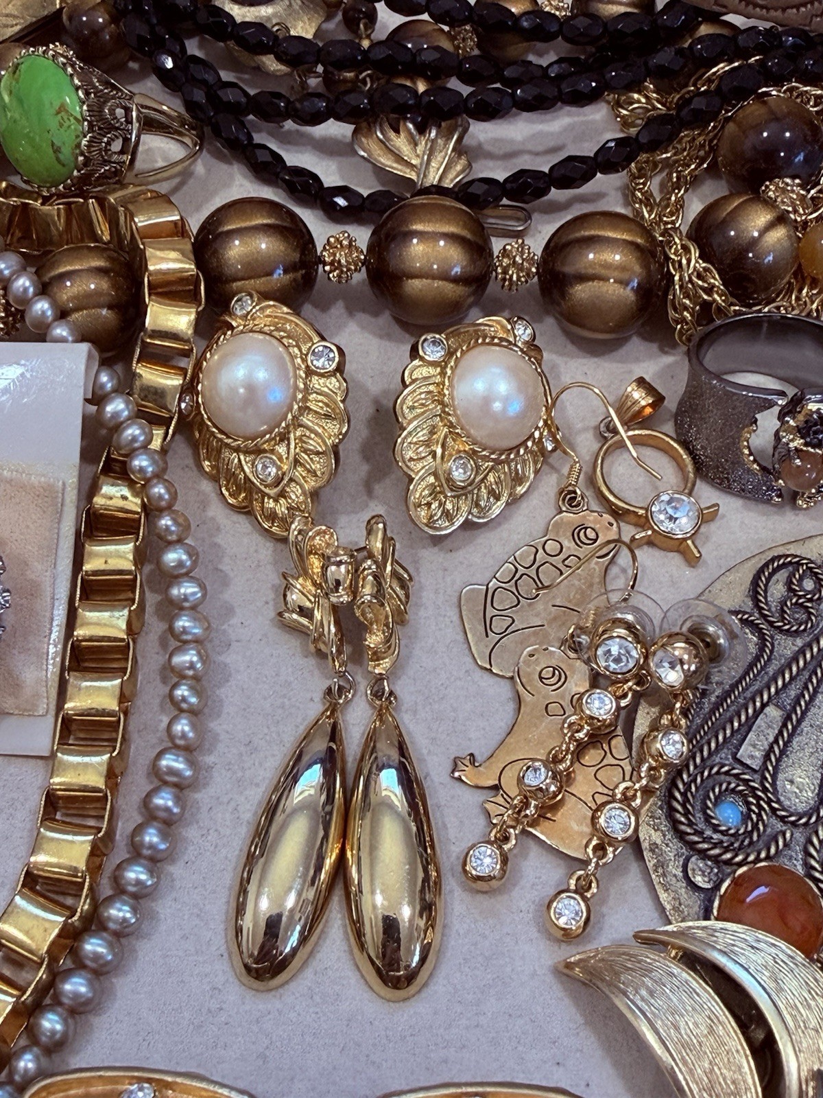 Vintage Antique Jewelry Lot! Rhinestones! Givenchy, Trifari & More! Rare!