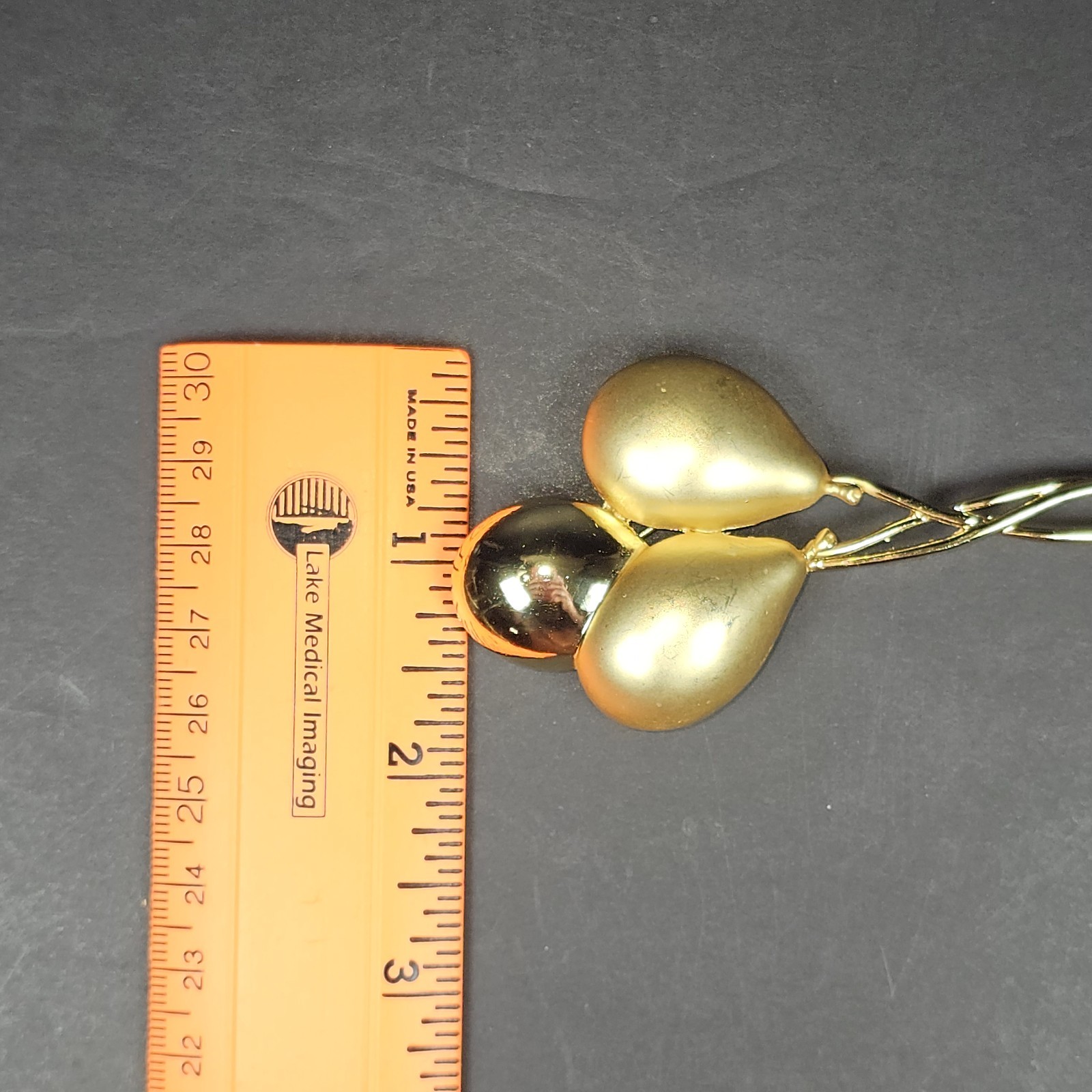 Vintage 10K Gold Plated LARGE BALLOON BROOCH Pin BIRTHDAY ANNIVERSARY RETIREMENT