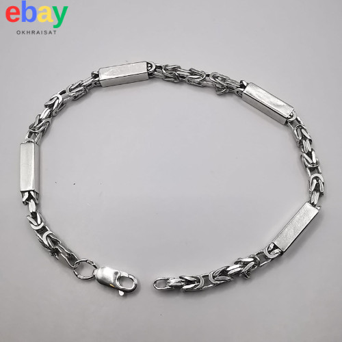 Beautiful Vintage 925 Silver Bracelet – Handcrafted Women’s Elegant Jewelry