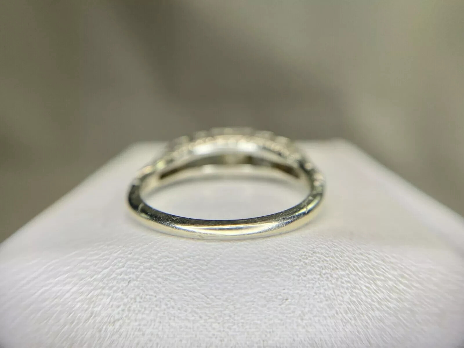 Art Deco Style 1CT Round Lab Created Diamond 14K White Gold FN Engagement Ring