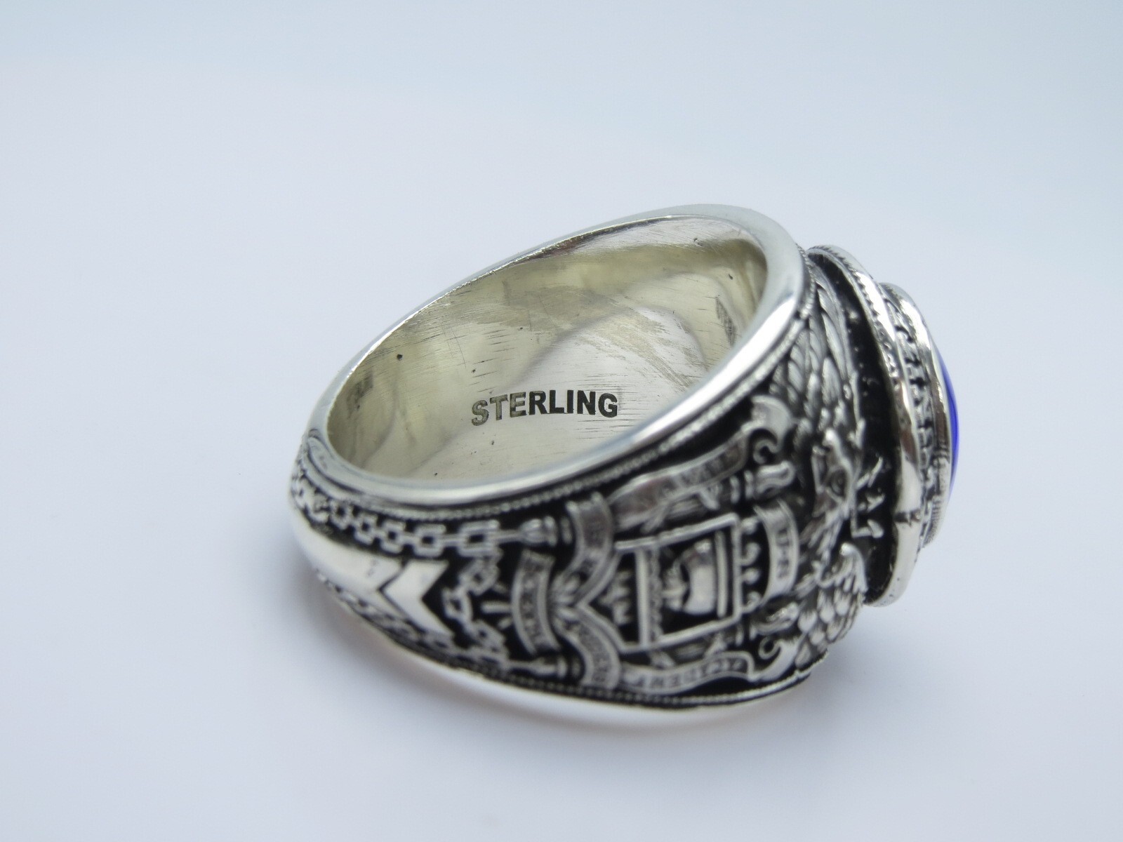 SILVER 925 , GREAT RING , 1954 , naval , ARRIVE IN 14 WORKING DAYS IF US , US 10