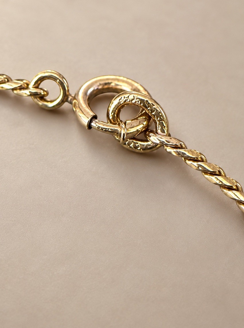 Vintage 1/20 12kt Gold Filled Sturdy Necklace Choker Style Chain 15.5