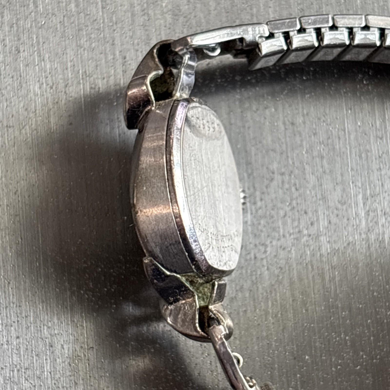 10K Plated Rolled Gold VTG LADIES BULOVA M4 WRIST WATCH w/serial number PARTS🔥