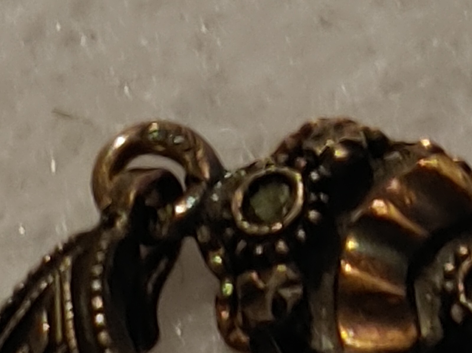 VTG RARE – CROSS PENDANT – Solid 10K GOLD & DIAMONDS – SIGNED – SEE PICTURES