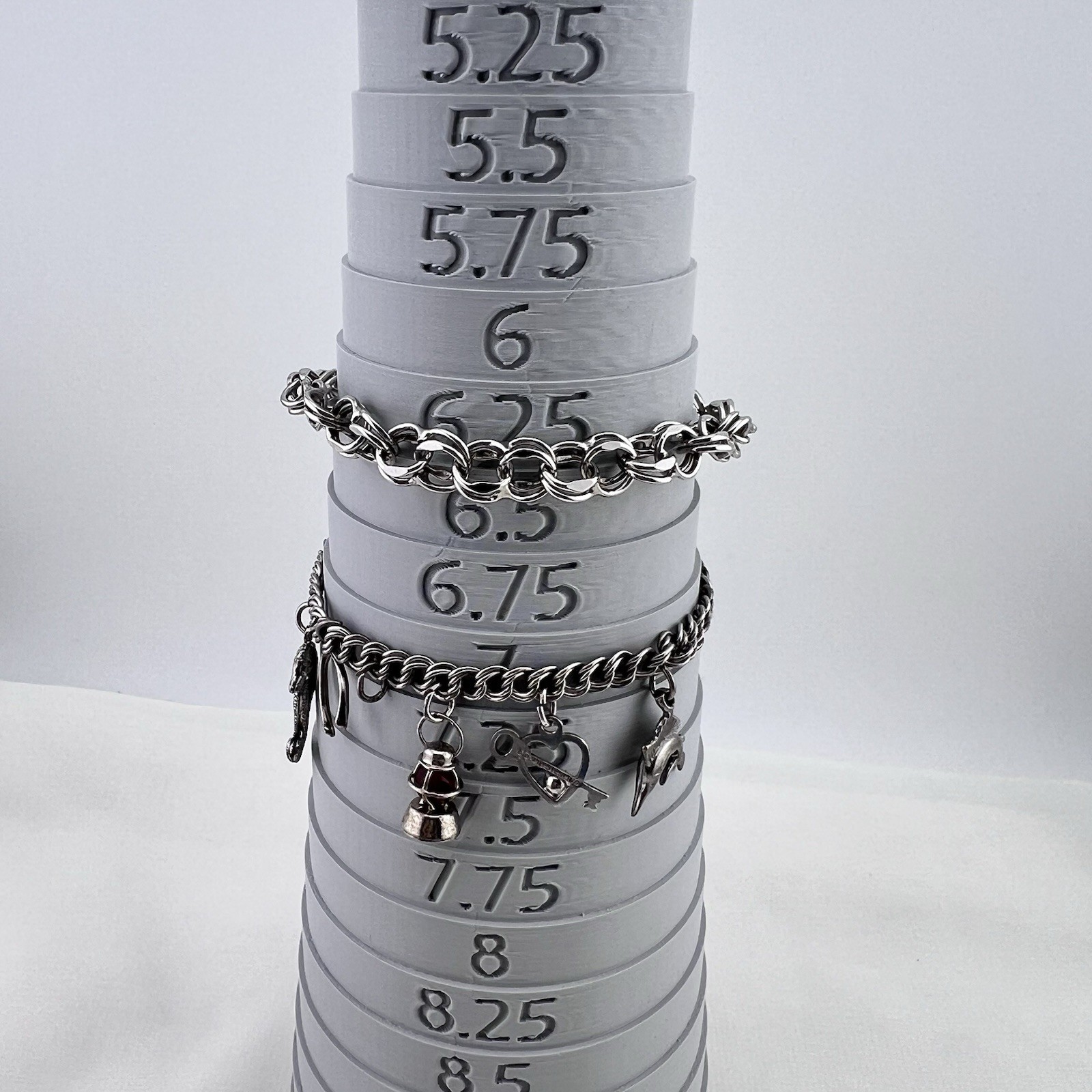 Vintage Sterling Silver Charm Bracelet Lot 50+ Estate Travel Sports Animal 128g