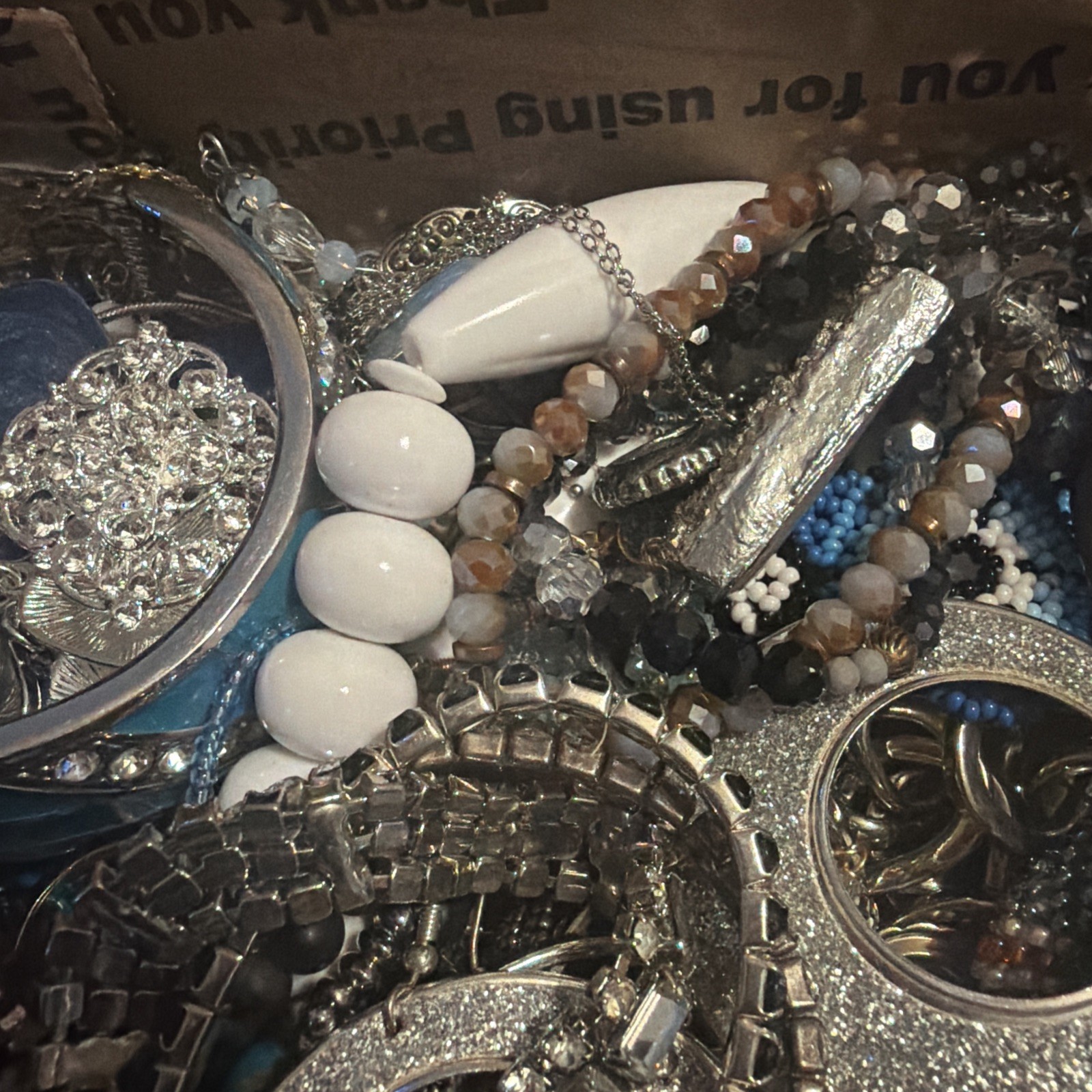 Vintage to Now Jewelry Lot, ALL WEARABLE Untested. No Broken. Box E8