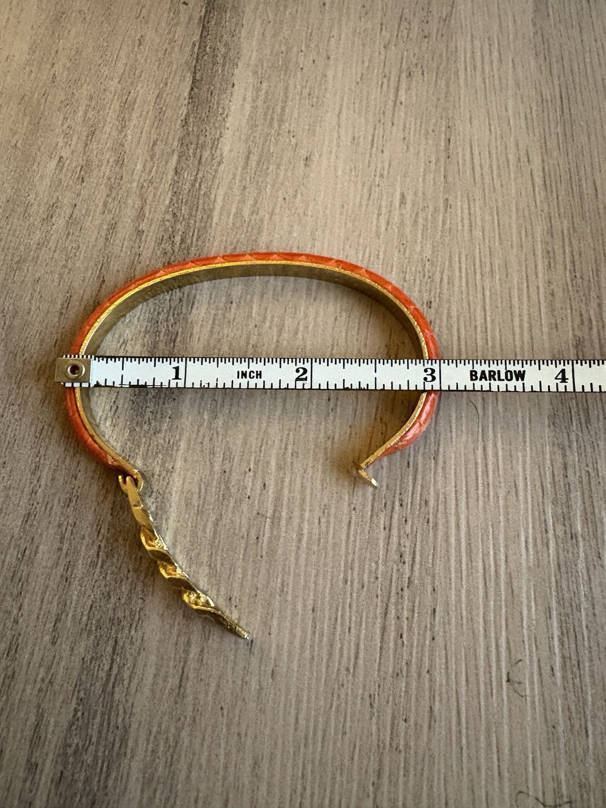 Vintage SIGNED, FLORENCE ITALY 24KT PLATED BRACELET.