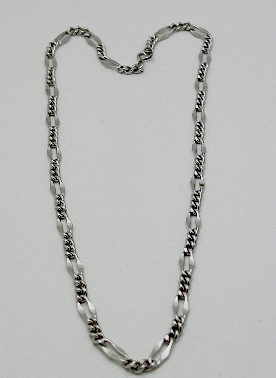DaneCraft Tarnish Free 925 Sterling Silver 9 Gram Figaro Link Necklace 16”