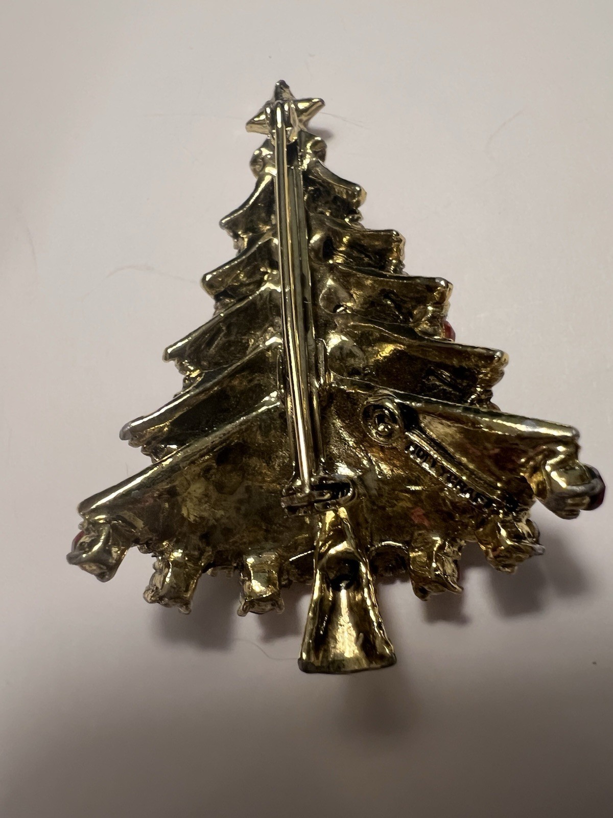 Vintage Lot of 11 Christmas Trees/Other Brooches Pins Some Signed