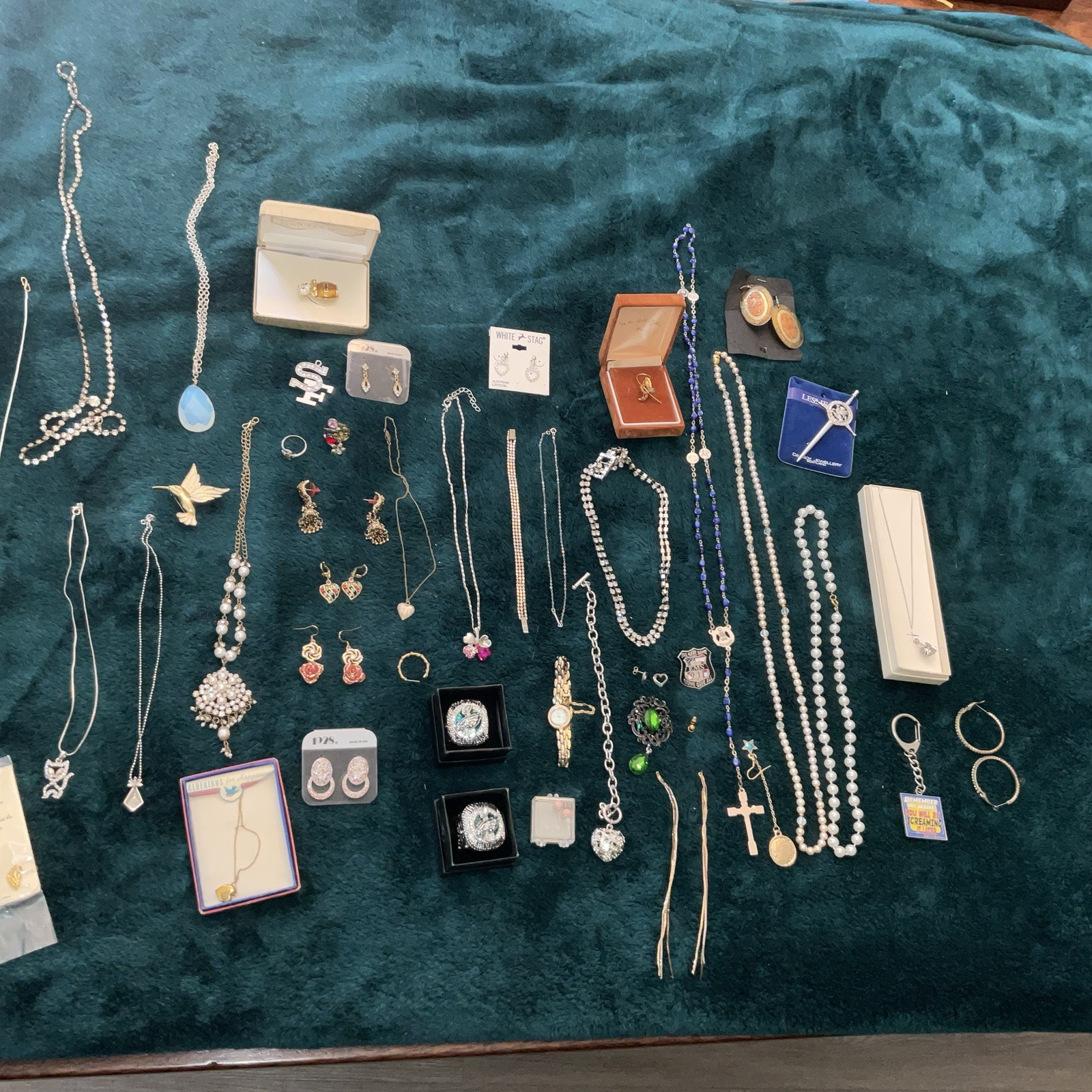 Vintage Fashion Jewelry Rings, Bracelets, Necklaces, Pins, Earrings, Rosaries