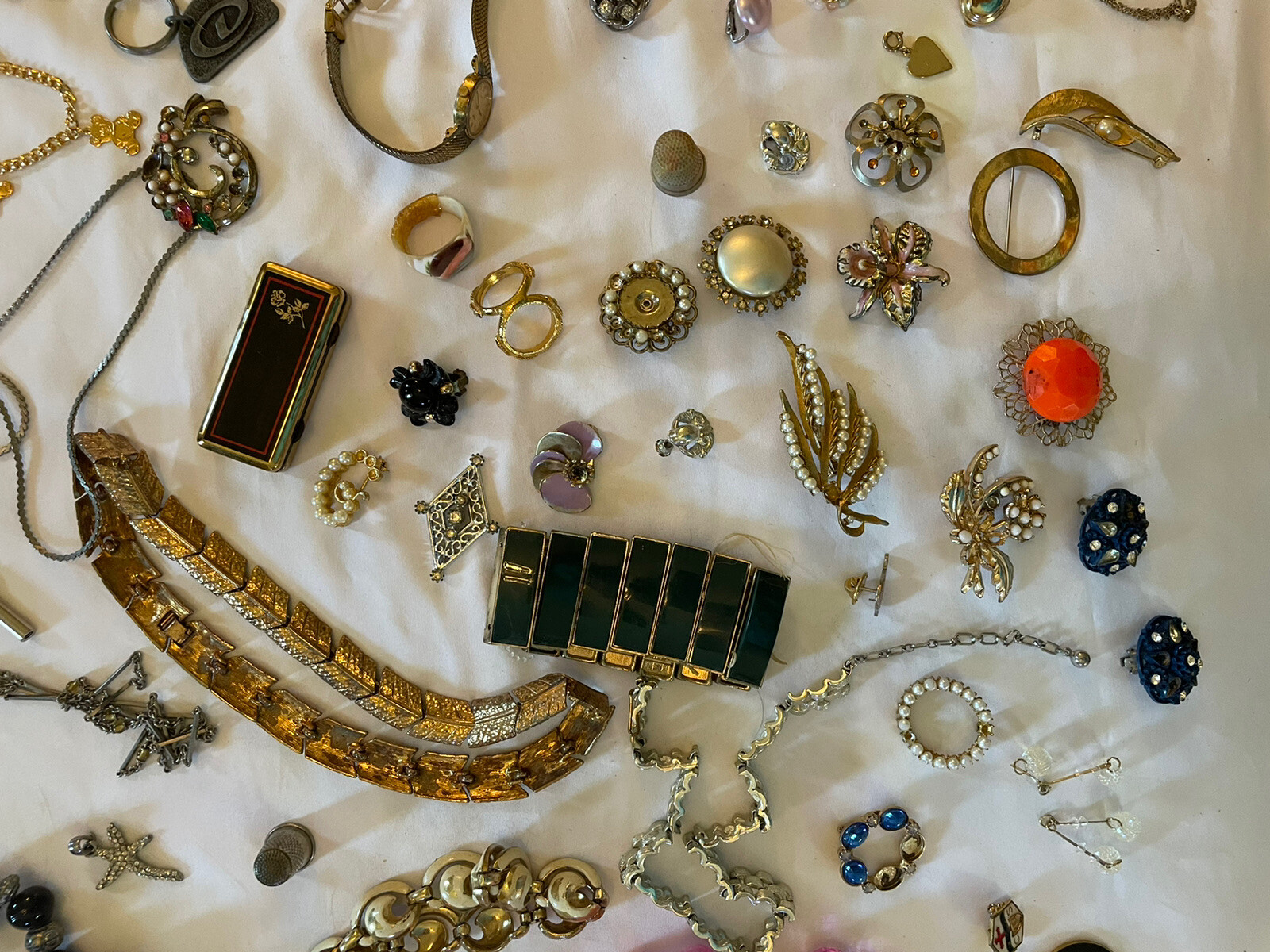 Jewelry Lot Huge Vintage to Now Junk Drawer Craft Repair Some Wear 100 PCs