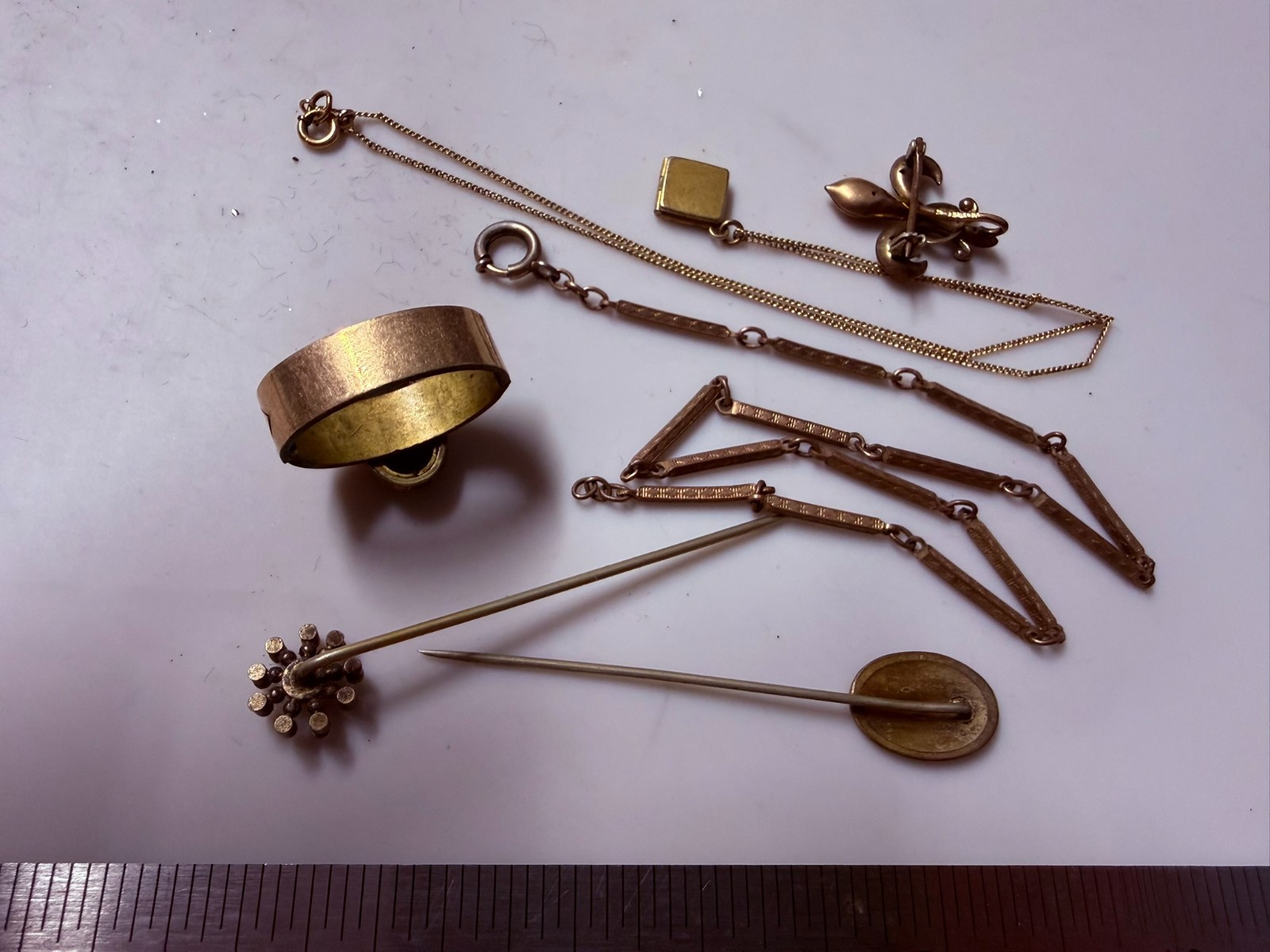 Collection Lot Amazing Variety Antique Jewelry Brooch Pin Watch Chain – Y4