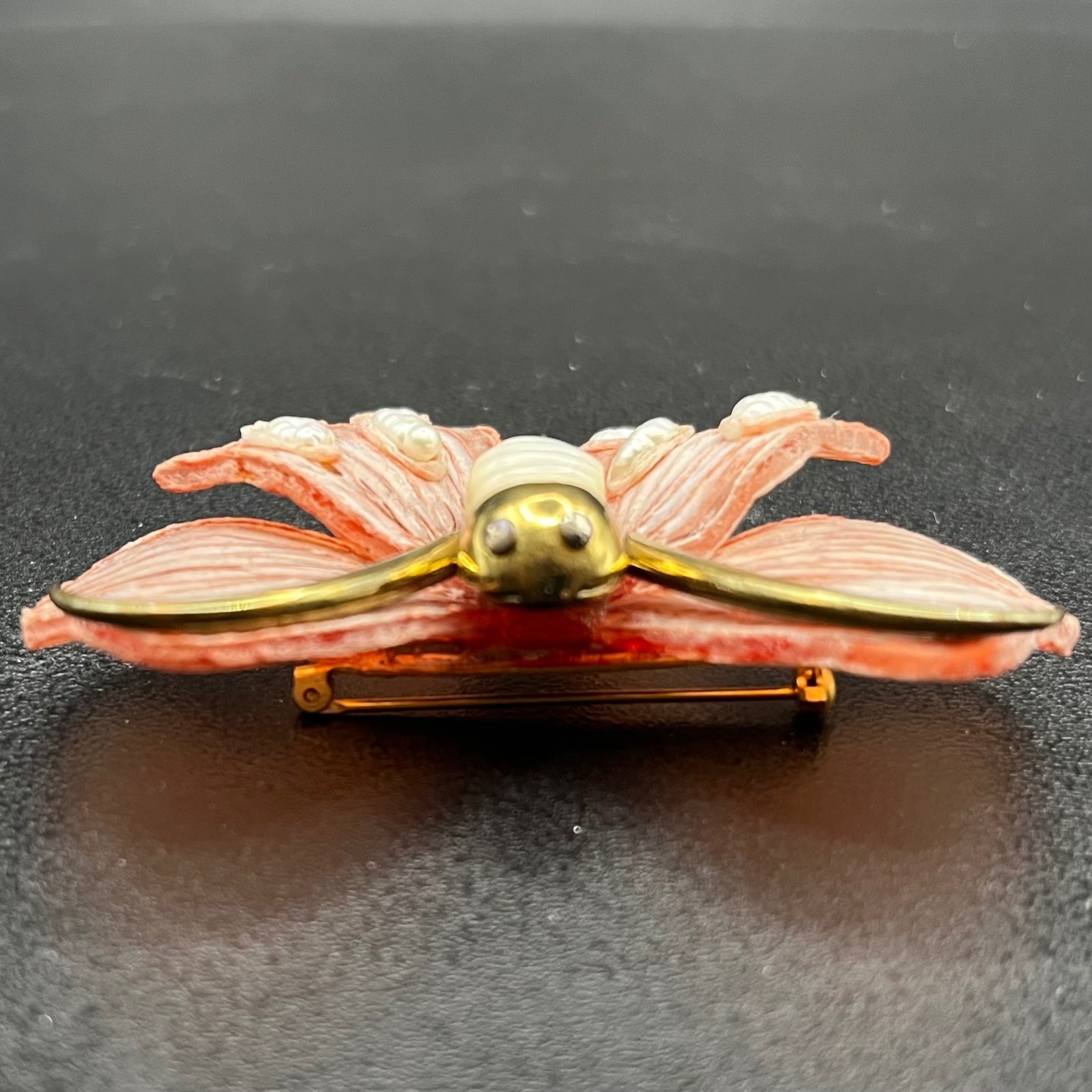 Fabrice Paris Large Butterfly Brooch – Acetate, MOP & Baroque Pearls