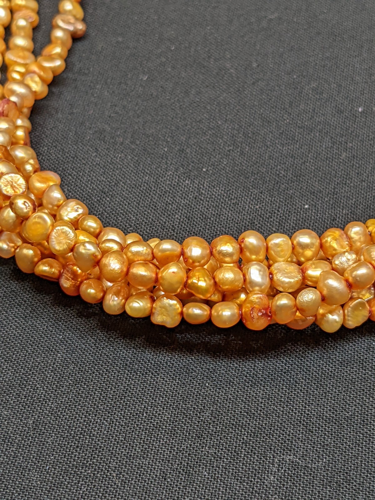 Multi-Strand Cultured Pearl Necklace Sterling Silver 925 Clasp ~20″ Silpada?