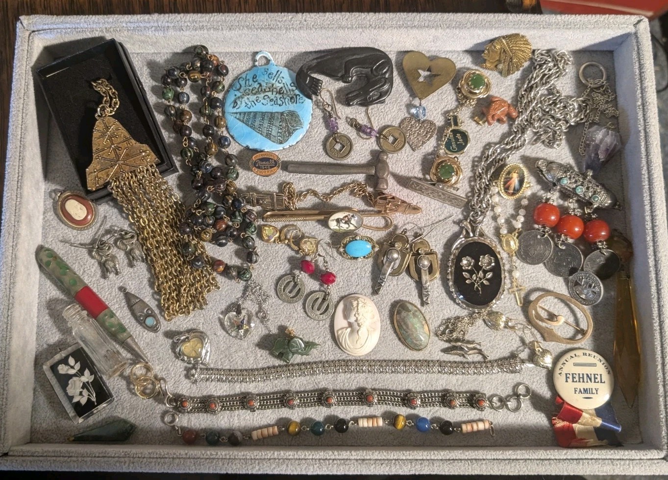 43 Vintage Unusual Wearable Collectible Craftable Jewelry & Nice Items Lot! 925