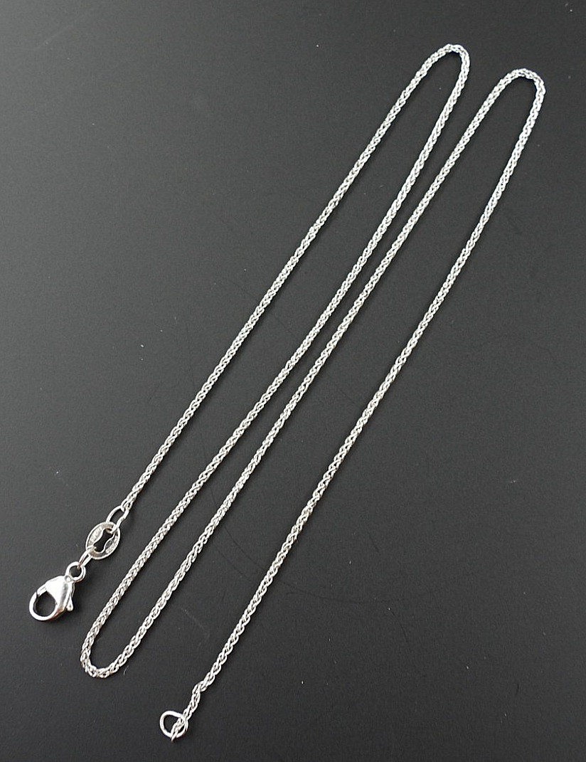 James Avery Chain Fine Wheat Spiga Solid 925 Sterling Silver 17″ long Jewelry