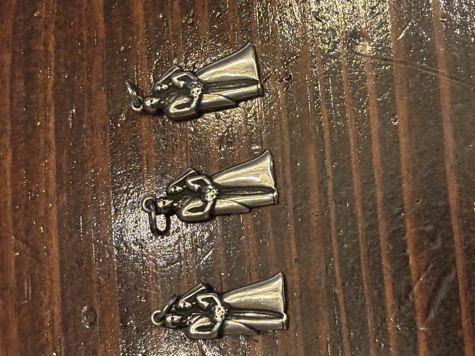 James Avery Bride Groom Married Couple Charm Pendant Retired 925 Uncut Loop