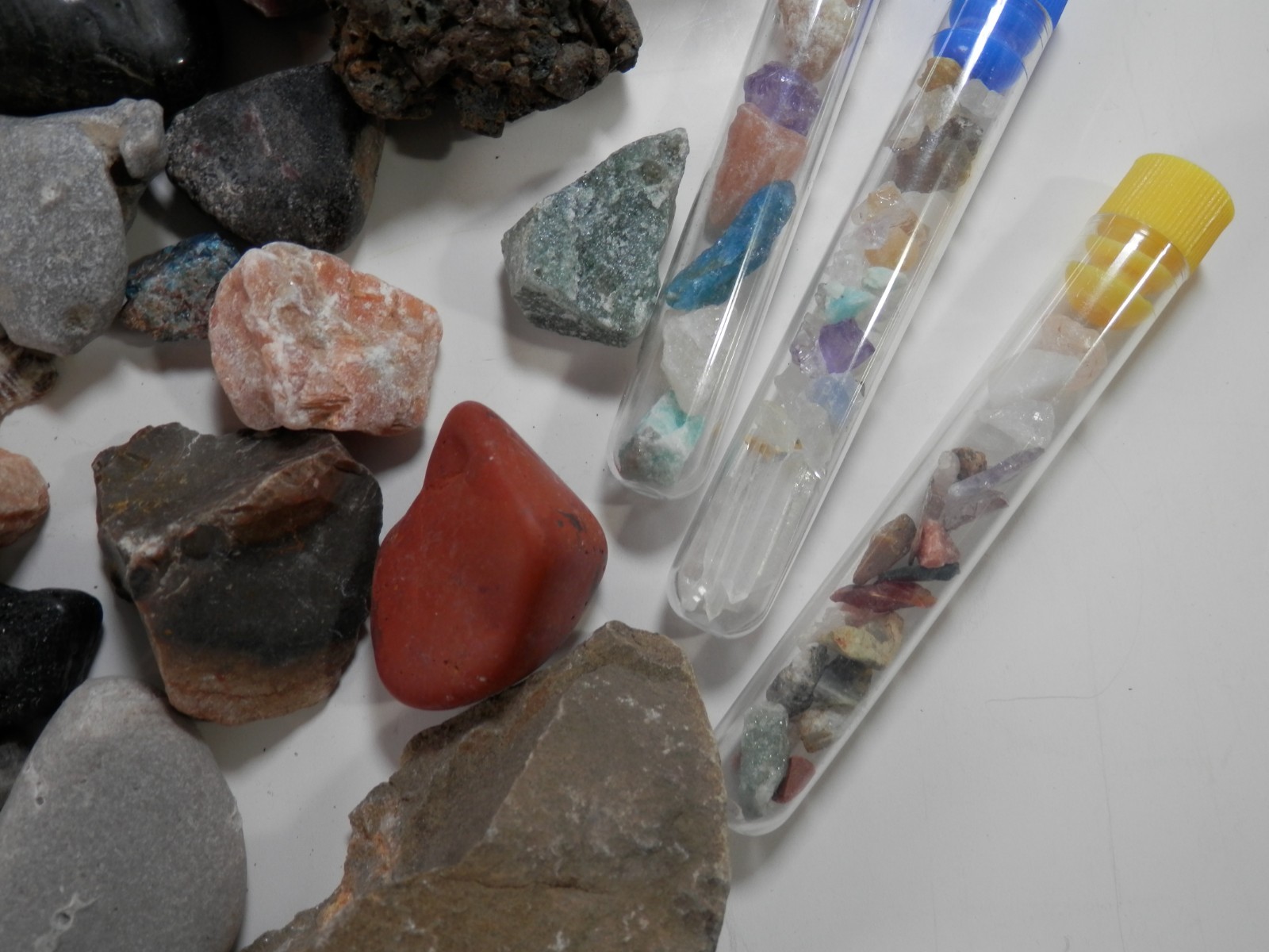 Assorted Gemstone & Agate Rock Lot Polished & Unpolished Loose Multiple Sizes