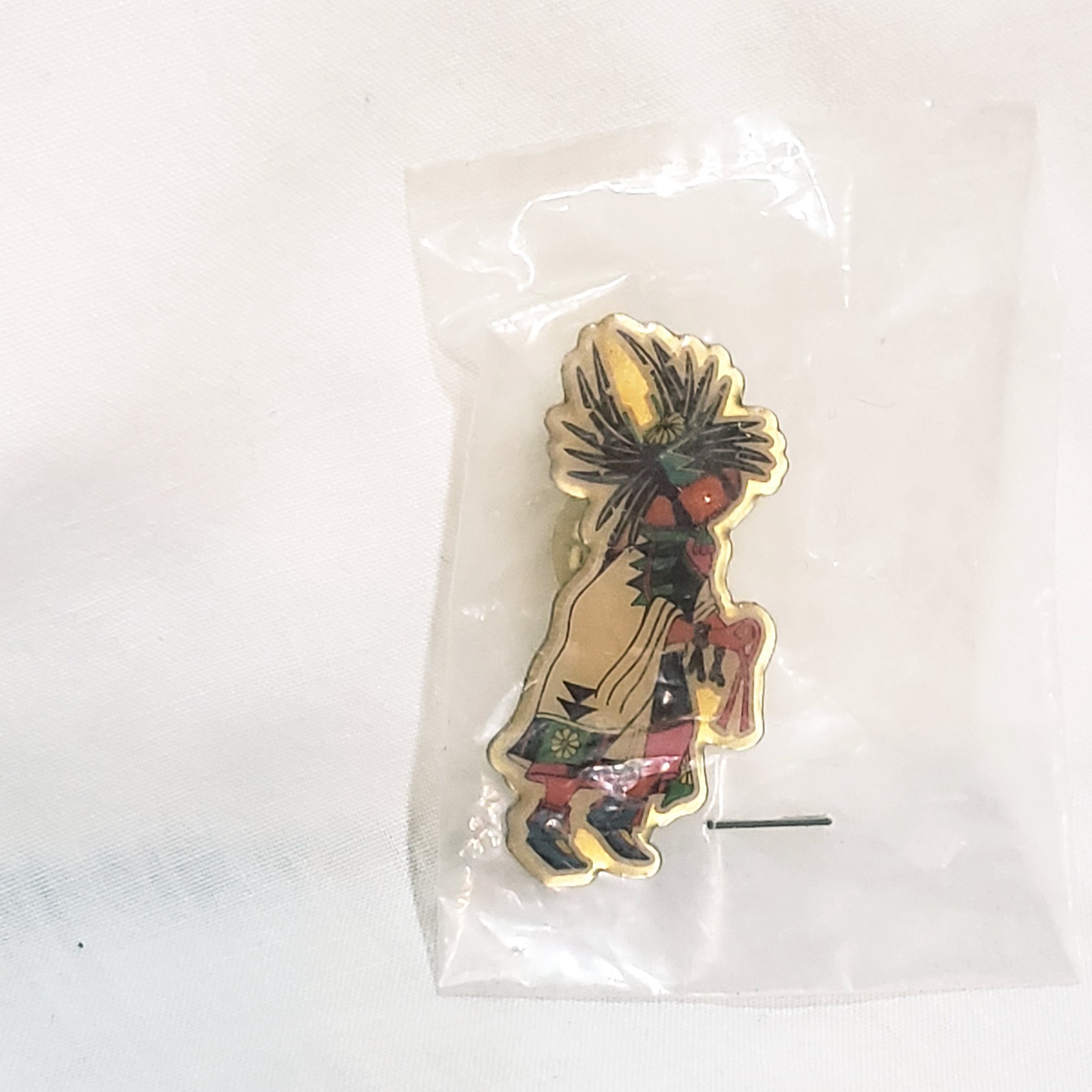 Native American Lapel Pin 1.5″ Metal