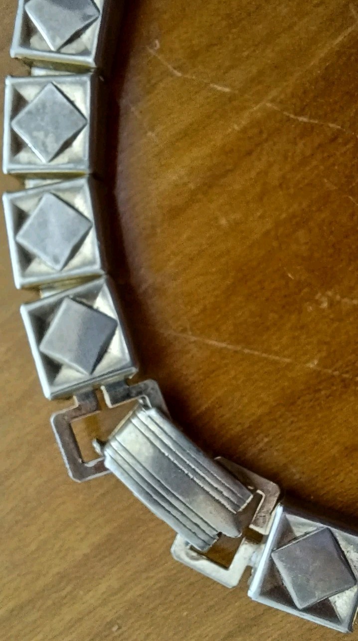 Vintage Bergere Choker Necklace Mid-Century Sleek