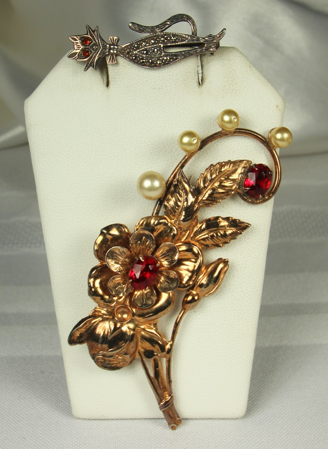Vintage STERLING Mixed Jewelry Lot Silver Filigree Pearls Garnets Art Deco 97.4g