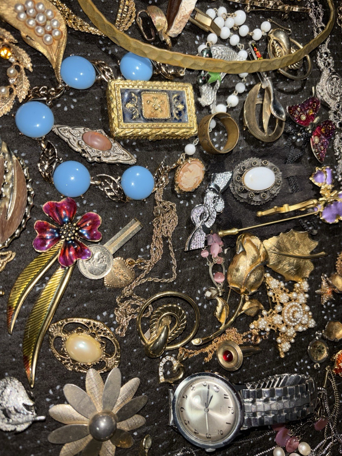 VINTAGE ESTATE COSTUME JEWELRY LOT — ALL WEAR — FREE SHIPPING!! 🔥