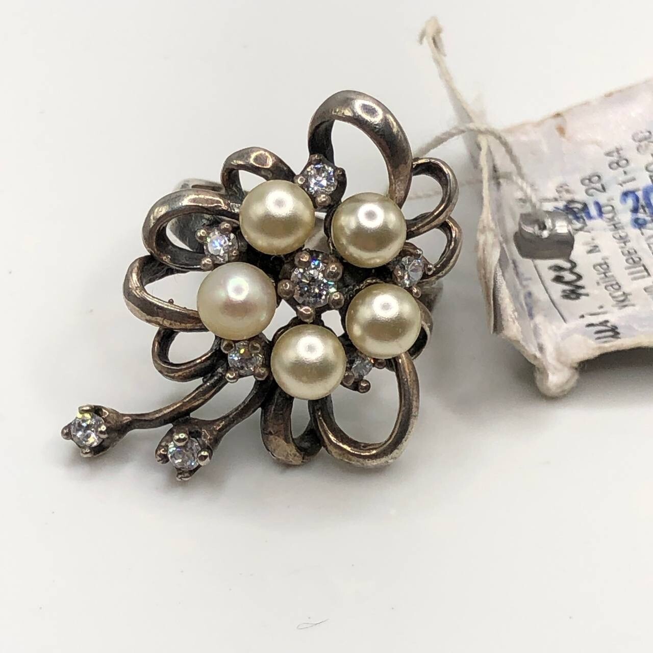 Solid Silver 925 Ring Pearl Women’s Jewelry