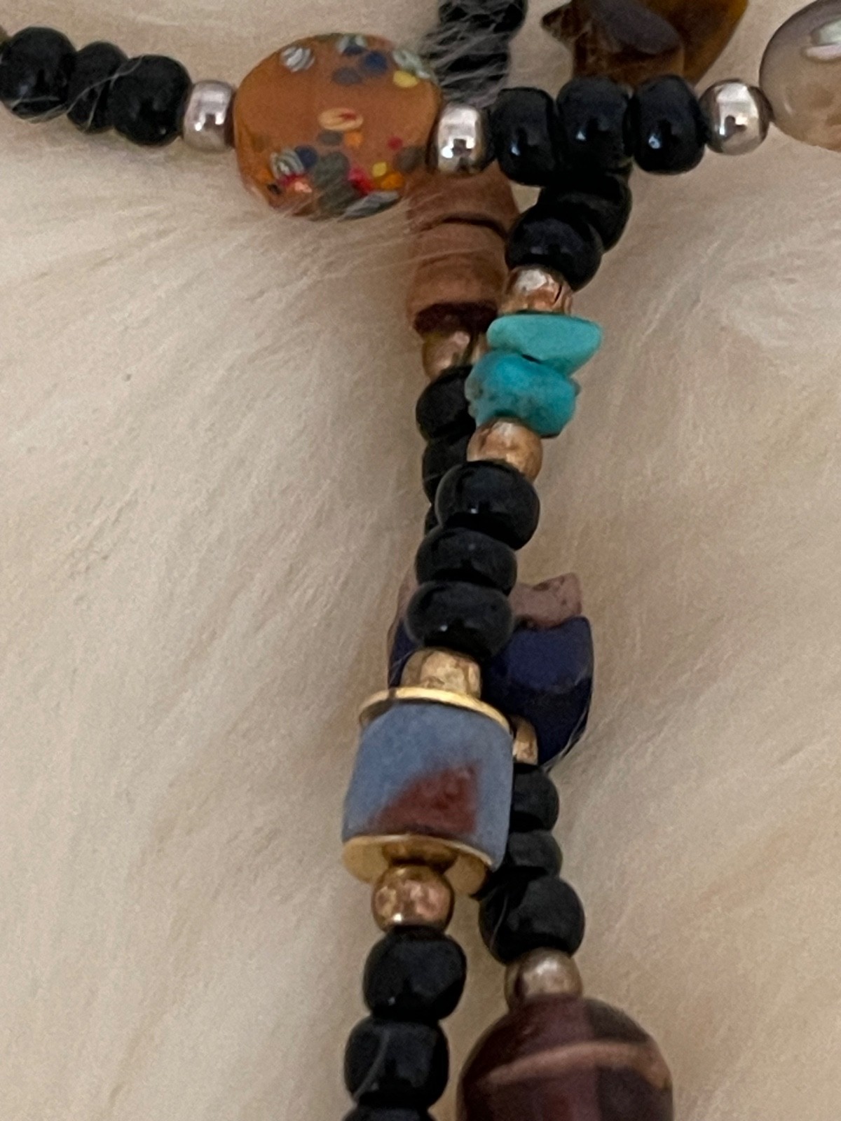 Vintage Necklace – Beads from Around the World