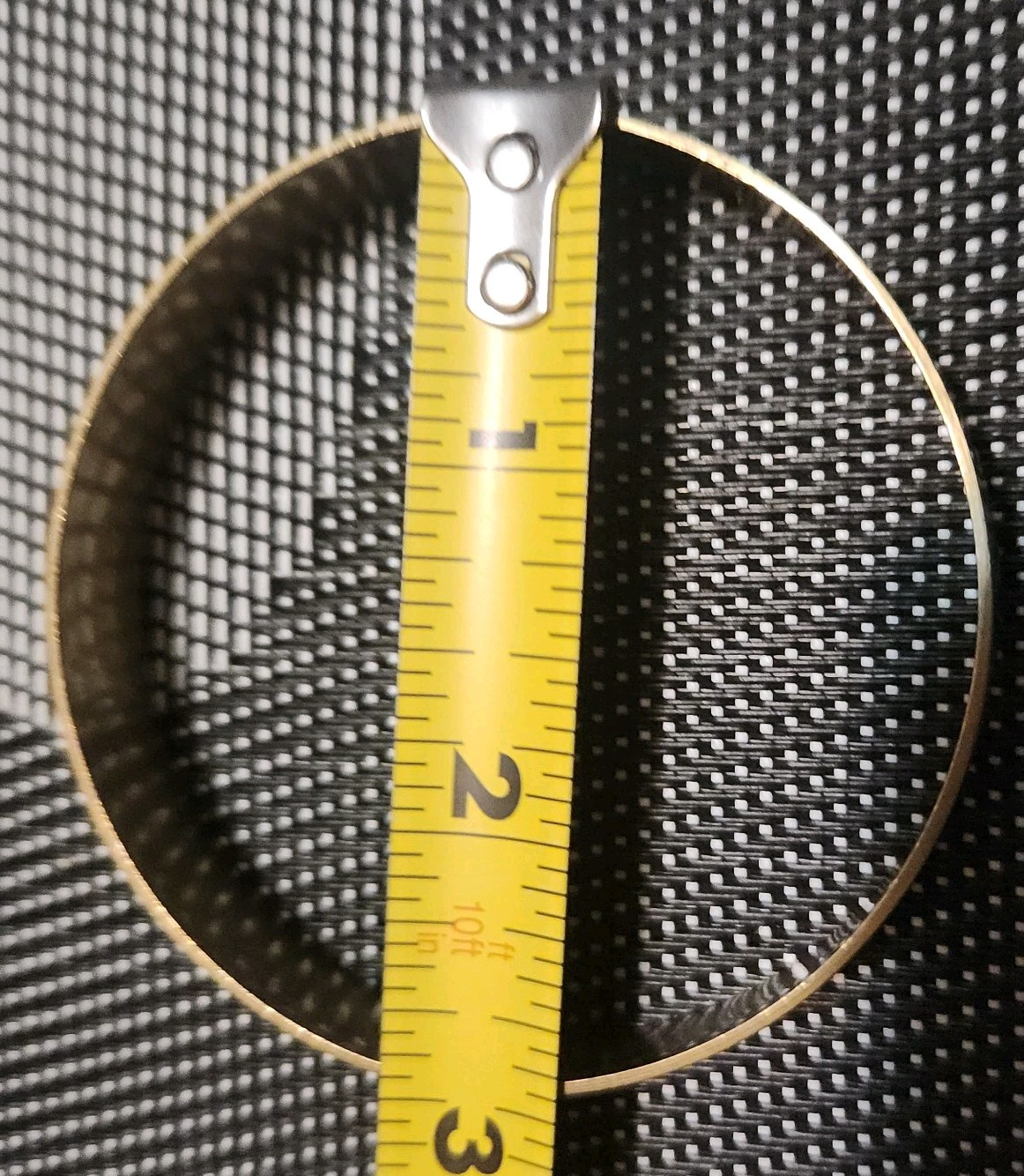 Vintage Etched Brass Copper ? Bangle Bracelet India